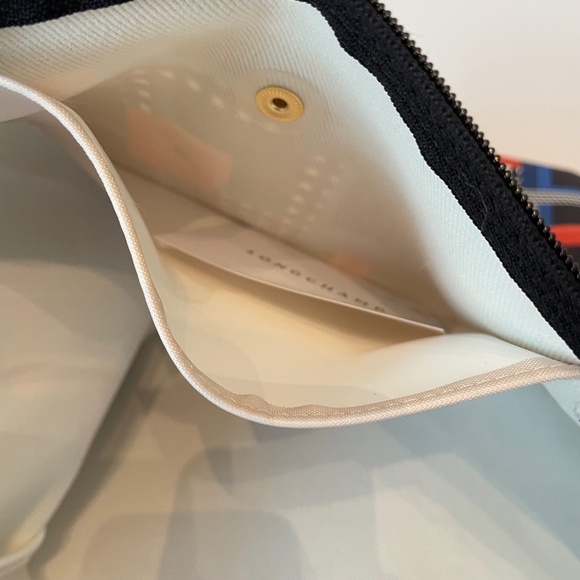 Longchamp Le Pliage Memphis ArtWalk Large Tote Cobalt Blue Made in France - Picture 11 of 15